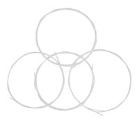 Hoement Lot de Cordes en Nylon Transparent pour Ukulélé Son Clair et Doux, Diamètre Précis pour Remplacement, Paquet Unique D'accessoires pour Cordes de Ukulélé