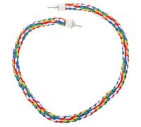 Hoement Mâcher, et pour Corde de Coton Corde d'escalade Perroquet Acier Inoxydable Encourage l'exercice Développe L'équilibre Maison Boutique