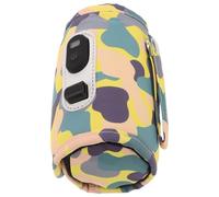 Hoement Manchon Chauffant pour Biberon Portable USB Thermostat Numérique Housse Isotherme Camouflage Jaune Câble USB Inclus Chauffe-Biberon de Voyage pour Camping et Déplacement