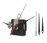 Hoement Mécanisme 2 Version Allemande Ensembles D'aiguilles Métalliques Horloge Murale Radio Pilotée Silencieuse Précises en Plastique pour Réparation Facile