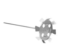 Hoement Mèche Mélangeuse Fer Galvanisé pour Perceuse Électrique, Accessoire Mélange Peinture et Boue, Tige Agitatrice Ronde Compatible Foreuse à Boue, Outil Professionnel Rénovation