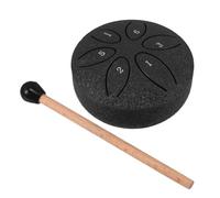 Hoement Mini Tambour à Langue Acier Notes Compact pour Percussionnistes Adultes et Débutants Instrument Portatif Extérieur pour Relaxation et Expression