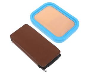 Hoement Modèle de Pratique D'acupuncture en Silicone Réutilisable Simulation Tactile Réaliste pour Apprentissage et Formation en Médecine Traditionnelle Chinoise