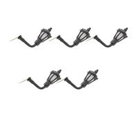 Hoement Modèles d'Appliques Murales Miniatures à Monter Lot de 5, Lampes Lumineuses pour Décoration de Micro-Paysages et Tables à Sable, Utilisation en Décoration de Maquettes