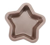 Hoement Moule à Gâteau Étoile Doré Acier Ptfe Antiadhésif pour Pâtisserie Maison pour Cake Pudding