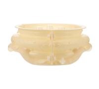 Hoement Moule à Pot de Fleurs en Plastique Marron Flexible et Réutilisable pour Fabrication de Jardinières, pour Création de Pots de Fleurs Décoratifs