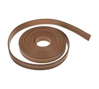 Hoement Moulure Adhésive Murale Marron en Nbr, Protection D'angle Décorative Facile à Installer pour Bureaux et Magasins, Autocollant pour Bordures et Coins