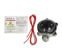 Hoement Ocarina 6 Trous Majeur - Flûte Ocarina Portable Forme Tortue Noire Dragonne - Instrument D’initiation Léger et Précis pour Débutants et Étudiants Couleur Couleur Aléatoire