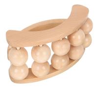 Hoement Outil de Massage Manuel en Bois Rouleau Multi-fonction Surface Lisse pour Relaxation Musculaire à Domicile, Massage des Points D'acupuncture