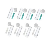 Hoement Outil D'insertion et Retrait de Lentilles Rigides en Silicone, Lot de 10 Pièces, Léger et Réutilisable, pour Nettoyage et Entretien des Lentilles de Contact, Couleur Aléatoire