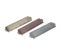 Hoement Pack de 3 Mezouzahs Traditionnelles pour Porte en Alliage, Décoratives et Résistantes à l'usure, Installation Facile pour Décoration Juive et Pendaison de Crémaillère