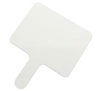 Hoement Pagaie Blanche Double Face Effaçable à Sec Portable pour Salle de oins Arrondis, Confortable Répondre aux Questions en Classe