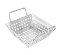 Hoement Panier de Grillage Barbecue Acier Inoxydable Multifonction Résistant Haute Température pour Légumes Friture et Drainage Accessoire Pratique pour Cuisine Extérieure