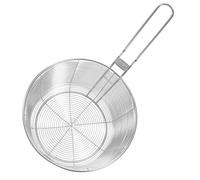 Hoement Panier Pâtes Inox Rigide Mailles Fines avec Suspendu Filtre Cuisine Multi-usages pour Friture Cuisson et Égouttage Rapide Capacité