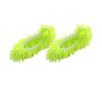 Hoement Pantoufles à Serpillière 6 Pièces en Fibre Résistante Bande Élastique Multicolores et Confortable pour Nettoyage Ménager