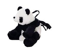 Hoement Paquet à Dos Panda en Peluche pour Garçon et Filles Grosse Capacité, Confortable et Doux, pour Ranger des Jouets, Paquet pour Garçons et Filles Noir et Blanc
