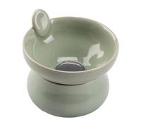 Hoement Passoire à Thé en Céramique Bleu Qing Song Filtre à Mailles pour Feuilles de Thé en Vrac Infuseur à Résidus Réutilisable pour Bureau et Gongfu