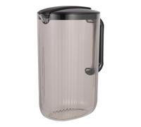 Hoement Pichet à Eau Froide Domestique Noir en Plastique As Léger Grosse Capacité 2200ml Couvercle pour Maison et Hôtel