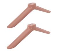 Hoement Pieds de Meuble télé Meuble TV Universel Support d'écran Stands de télévision Socle TV Rose Gold