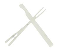 Hoement Pince Accordage Piano Nylon Silençieux Outil Muet Pratique pour Aigu et Médium avec Support de Transport Blanc