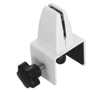 Hoement Pince de Fixation Réglable en Alliage D'aluminium pour Panneaux en Verre et Bois, Base Stable et Mobilité Flexible, pour Séparateurs de Bureau en Épaisseur 4-20 Mm