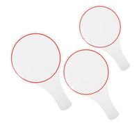 Hoement Planche à Scores Blanche Réutilisable 3 Pièces en Mousse, Tableau Effaçable à Sec à Face Unique, pour Juges et Notation Lors D'événements