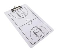 Hoement Planche de Basketball Design Multi-faces en Pvc Multi-usage Portable pour Match de Planification et Entraînement de Compétition Sportive