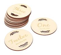 Hoement Plaques Dannonce De Naissance En Bois Cartes De Repères Du Mois De Naissance Kit Daccessoires Photo