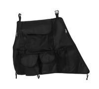 Hoement Pochette de Rangement pour Poussette Organisateur Latéral avec Filet de Cargo Résistant pour Couches et Collations Accessoire Compact et Polyvalent pour Garçon Fille