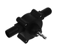 Hoement Pompe de Transfert Portable pour Perceuse Électrique, Petite Pompe à Eau en Plastique Noir, Auto-amorçante pour Huile et Eau, pour Maison et Jardin