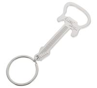 Hoement Porte-clés Décapsuleur en Alliage Métal Forme Guitare, Ouvre-bouteille Inoxydable Compact, Dispositif D'ouverture Boissons Bar la Cuisine Présent