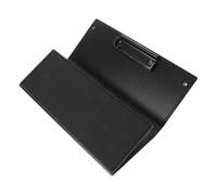 Hoement Porte-documents Pliable Noir en Pp Compact Structure Triple, Adapté aux Étudiants en Soins Infirmiers L'hôpital, Format Lettre Standard Léger