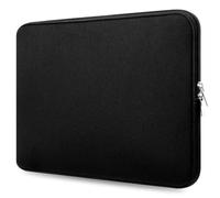 Hoement Pouces Housse Polyester Tissu Portable en Ordinateur 13 pour Noir | Voyage et Affaires, Fermeture Zippée Haut, Style Simple et Élégant, Protège Poussière et Débris