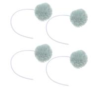 Hoement pour Chat À Balle Remplaçable 4Pcs, Balle Interactive en Peluche avec Clochette, pour Arbre À Chat, Divertissement Et Exercice, À Suspendre Aux Armoires Et Poignées De Porte