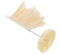 Hoement Présentoir à Vernis à Ongles en Spirale 120 Couleurs, Structure Rotative Portable en Plastique Beige, Nuancier Fan-shaped pour Salon et Services Mobiles