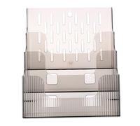 Hoement Présentoir Transparent Mural pour Brochures et Dossiers Stable Support Compact pour Flyers et Littérature de Bureau