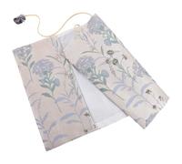 Hoement Protège-couverture Pratique en Tissu Bleu de Couverture Livre Rayures et Élégante pour Manuels Scolaires en Classe