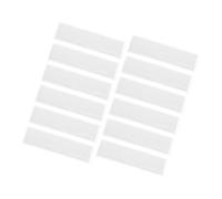 Hoement Rack d'étiquette de marque de mur transparent porte-étiquettes en plastique transparent poche fiche pochettes réutilisables pour fiches étiqueter PVC
