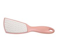 Hoement Râpe à Pied Double Face pour Pédicure Rapide en Acier Inoxydable Or Rose Outil Multifonctionnel, Utilisable en Usage Professionnel et Personnel
