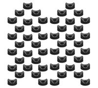 Hoement Rondelles de Selle Plastique, Lot de 50, Forme Arrondie, Diamètre Intérieur 8,2 Mm, Accessoires pour Déambulateurs, Usage en de Rééducation