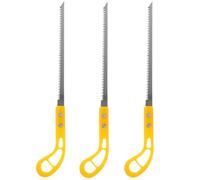Hoement Scie à Main Mini Portable 3pcs pour Travail du Bois en Extérieur, Design Compact, Lame en Acier Fine pour Scier Arbres Fruitiers