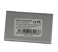 Hoement Sélecteur USB 2.0 De Partage D'imprimante Et Scanner Automatique, Commutateur Multi-pc pour Bureau Et Maison, Dispositif De Partage USB Fiable Et Compact