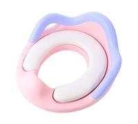 Hoement Siège D'entraînement Toilettes Pour Bébé, Anneau De Pot Portable En Pvc, Couleur Rose, Siège D'apprentissage Propreté Compact Et Léger, Adapté Aux Tout-petits, Facile à Nettoyer