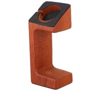 Hoement Socle de Présentation pour Montre Présentoir à Bijoux en Bois Marron Support de Montre en Bois Organise et Expose Bijoux pour Bureau et Maison Compatible Montres Connectées