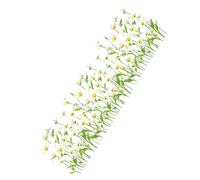 Hoement Stickers Muraux Marguerite Format Autocollant Floral Décoratif pour Salon Chambre Bureau Décoration Murale Moderne et Facile à Poser