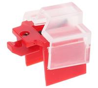 Hoement Stylet de Remplacement Rouge pour Tourne-Disque Atn3600L Aiguille Précise Phonographe Compatible Platine Vinyle Accessoire Phonographique Haute Fidélité pour Lecture Optimale