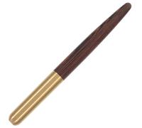 Hoement Stylo Plume en Bois Marron Écriture Fluide et Élégante Design à Capuchon, Petit et Délicat, pour Bureaux et Écoles