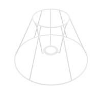 Hoement Support D'abat-jour en Fer Blanc 30x30x18cm pour Lampe Diy, Installation Facile et Démontage Simple, pour Éclairage de Bureau Élégant