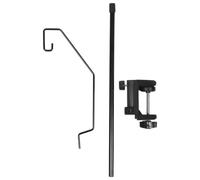 Hoement Support de cordon de fer à repasser en fer à pince, bras de guidage anti-accrochage, support de câble universel, fixation clip, pour table à repasser, laundry station