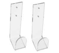 Hoement Support Mural Clavier Mécanique Gaming en Métal Transparent 2 Pièces - Rangement Bureau Compact pour Gamers - Compatible avec Claviers Variés - Optimisation Espace pour Setup